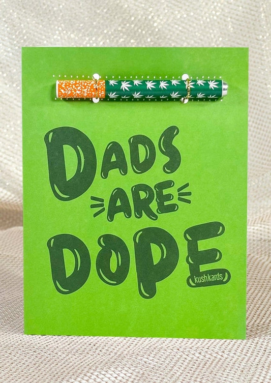 KushKards 💚 Dope Dad Cannabis Greeting Card