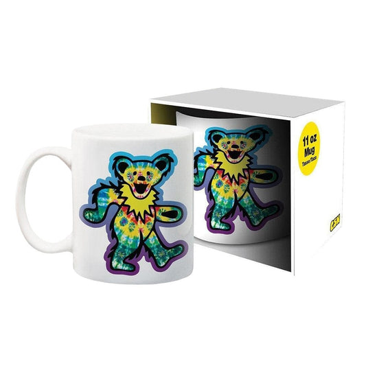 Grateful Dead Home & Garden Grateful Dead Rainbow Bear Grateful Dead Dancing Bear Ceramic Mug - 11oz