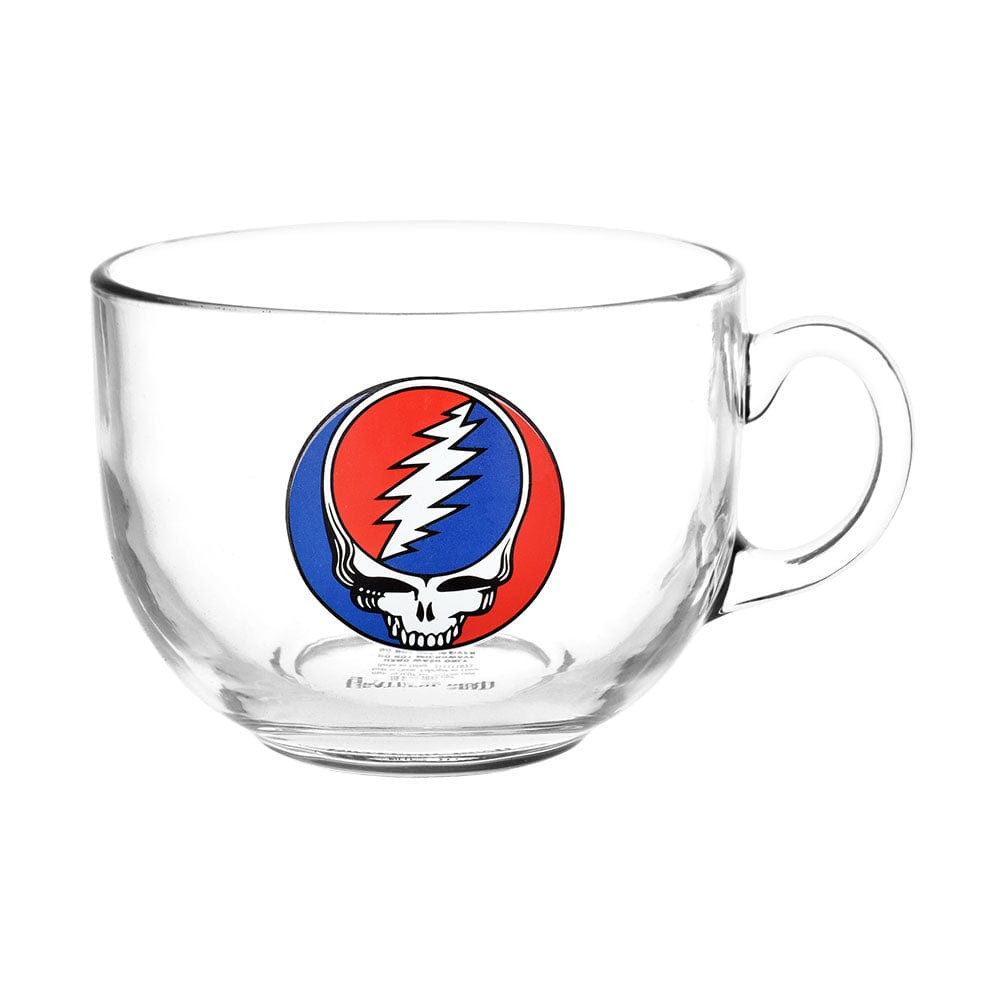 Gift Guru Steal Your Face Grateful Dead Glass Soup Mug | 22oz