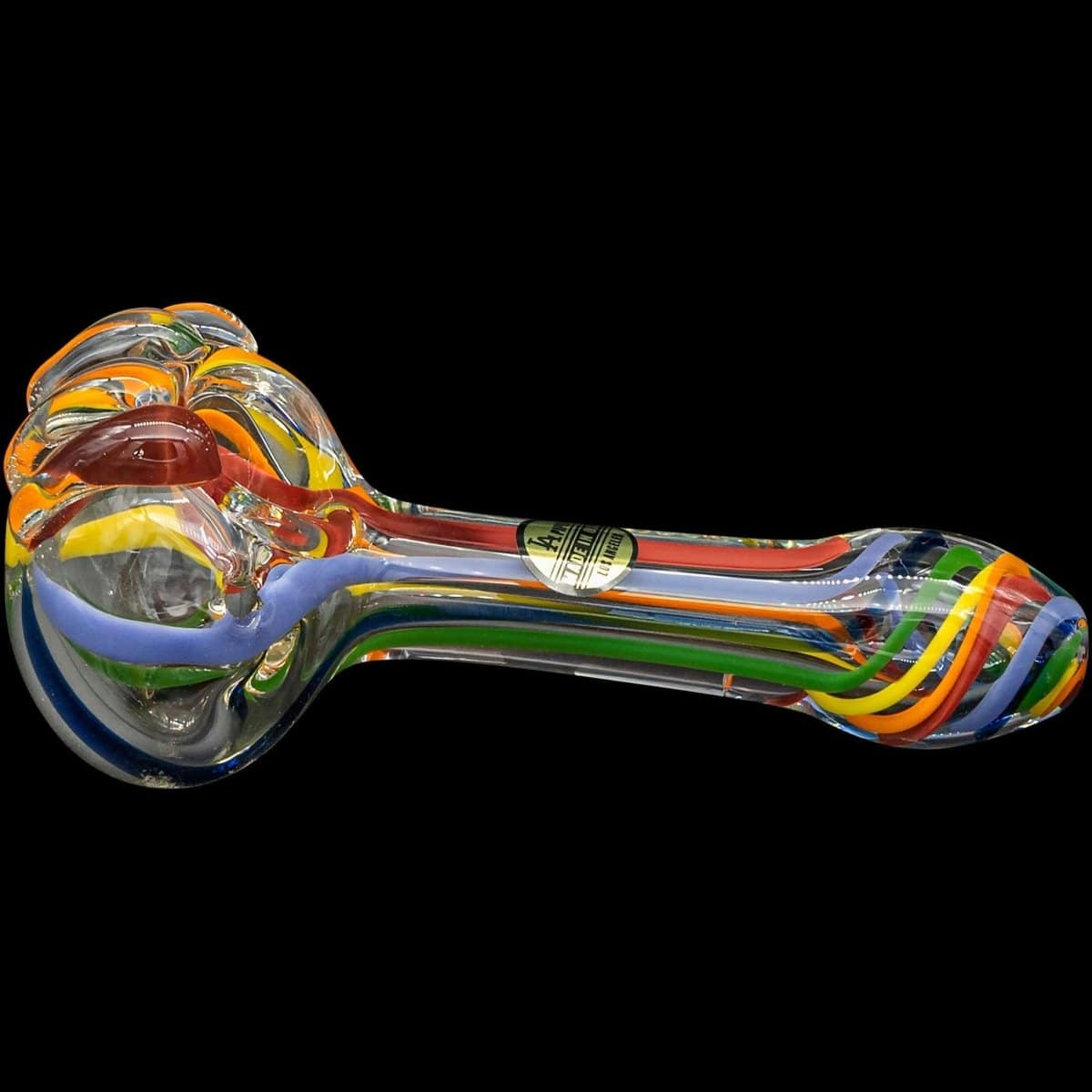 LA Pipes Hand Pipe "Rainbow Ripper" Spoon Hand-Pipe