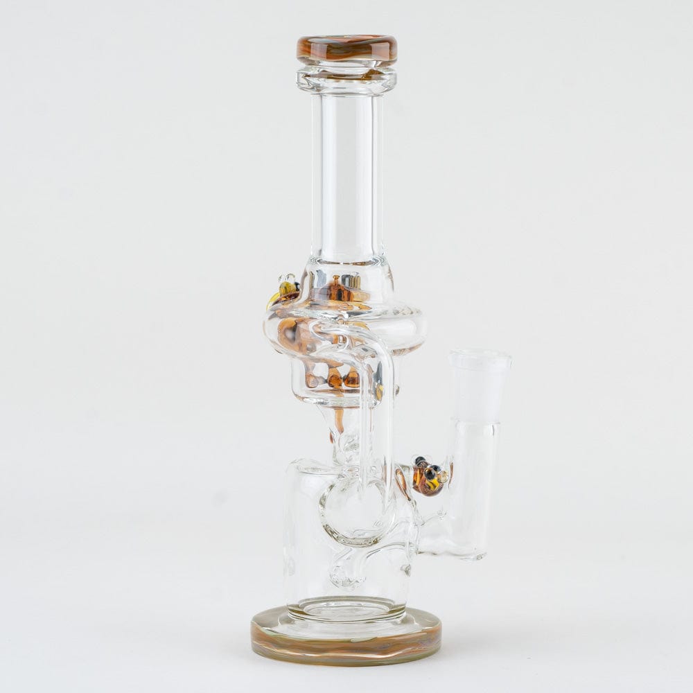 Empire Glassworks Bong Save the Bees Mini Recycler