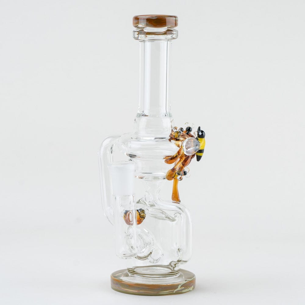 Empire Glassworks Bong Save the Bees Mini Recycler