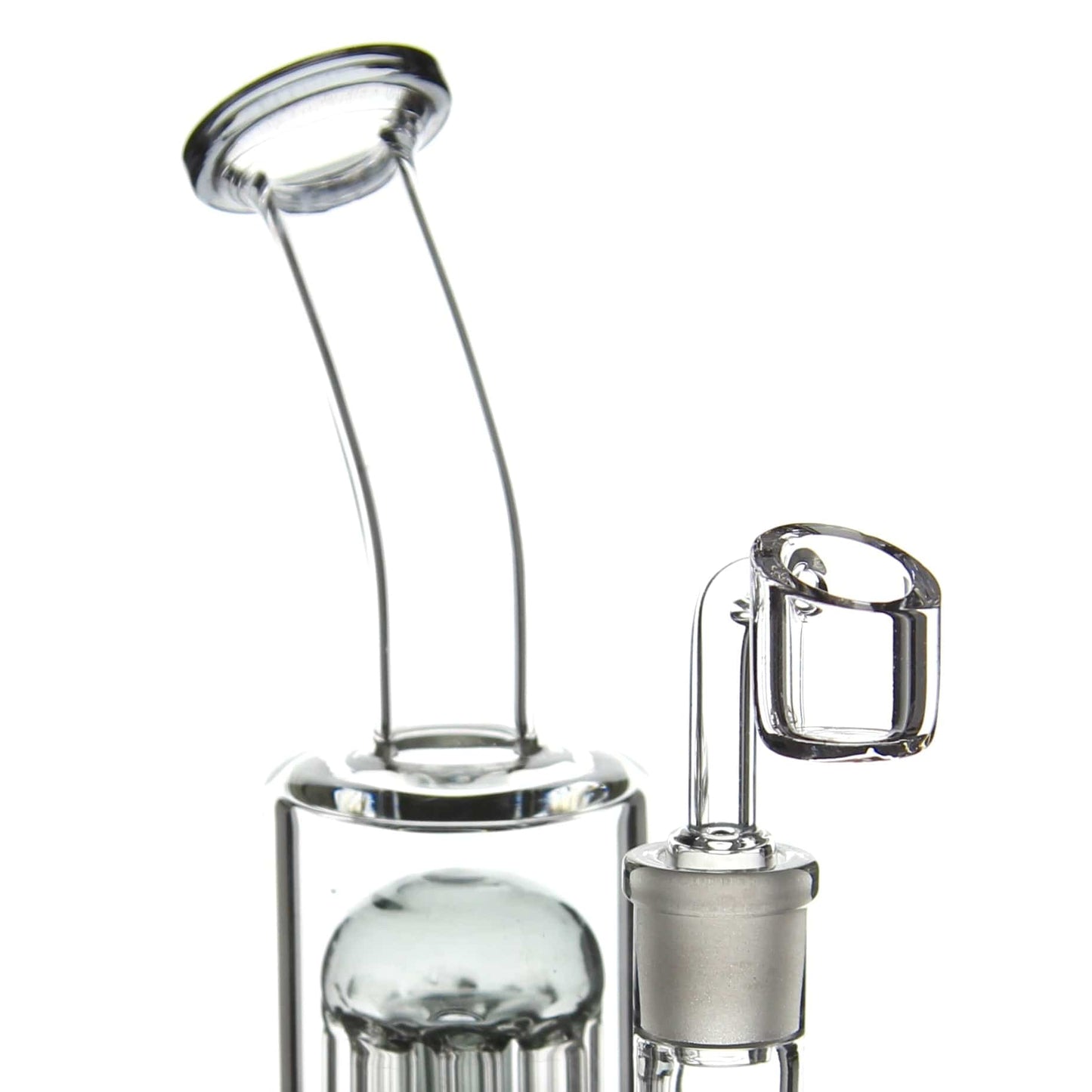 Benext Generation Glass Double Jammer Tree Perc Dab Rig