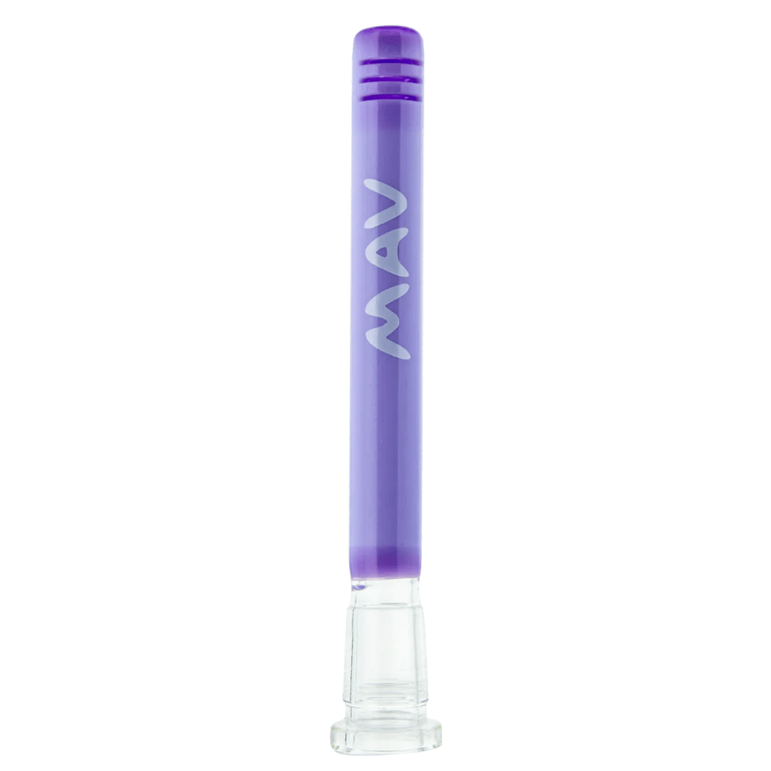MAV Glass Downstem 5" / Purple 5" Color Downstem 18mm to 14mm OG