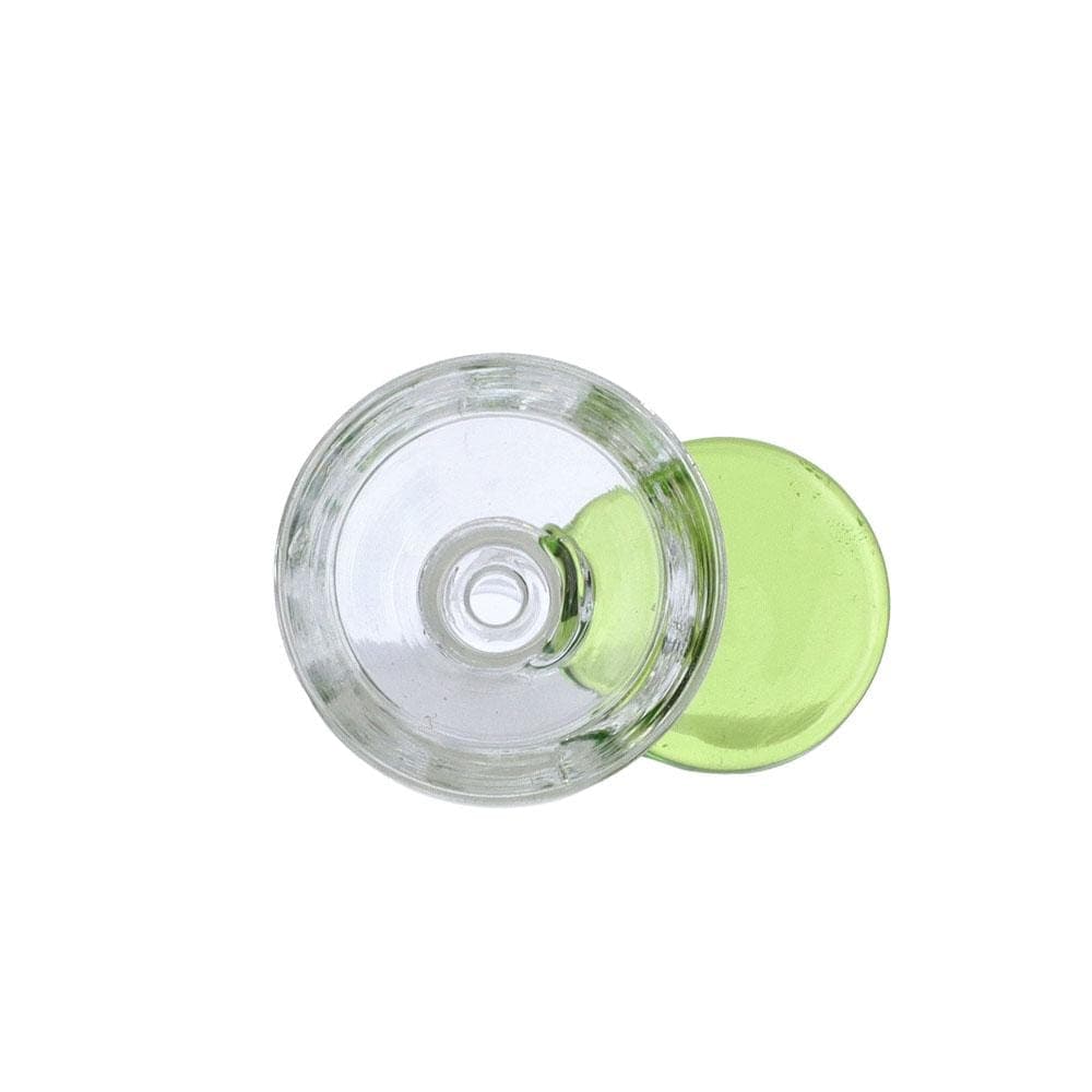 Famous Brandz Bong Bowl Apple Green 14mm Male Glass Bowl with Handle