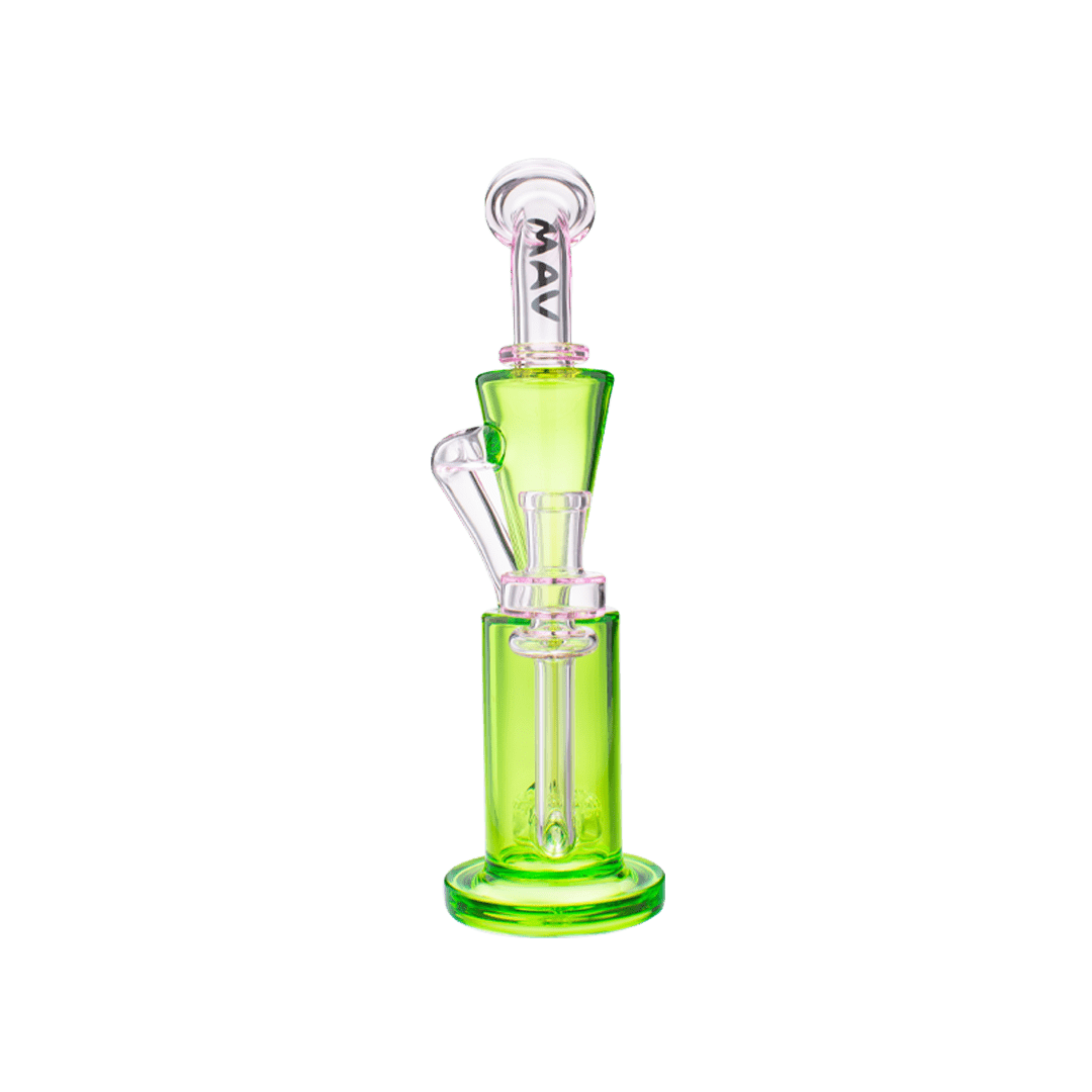 MAV Glass Dab Rig Ooze pink Echo Park Recycler Rig