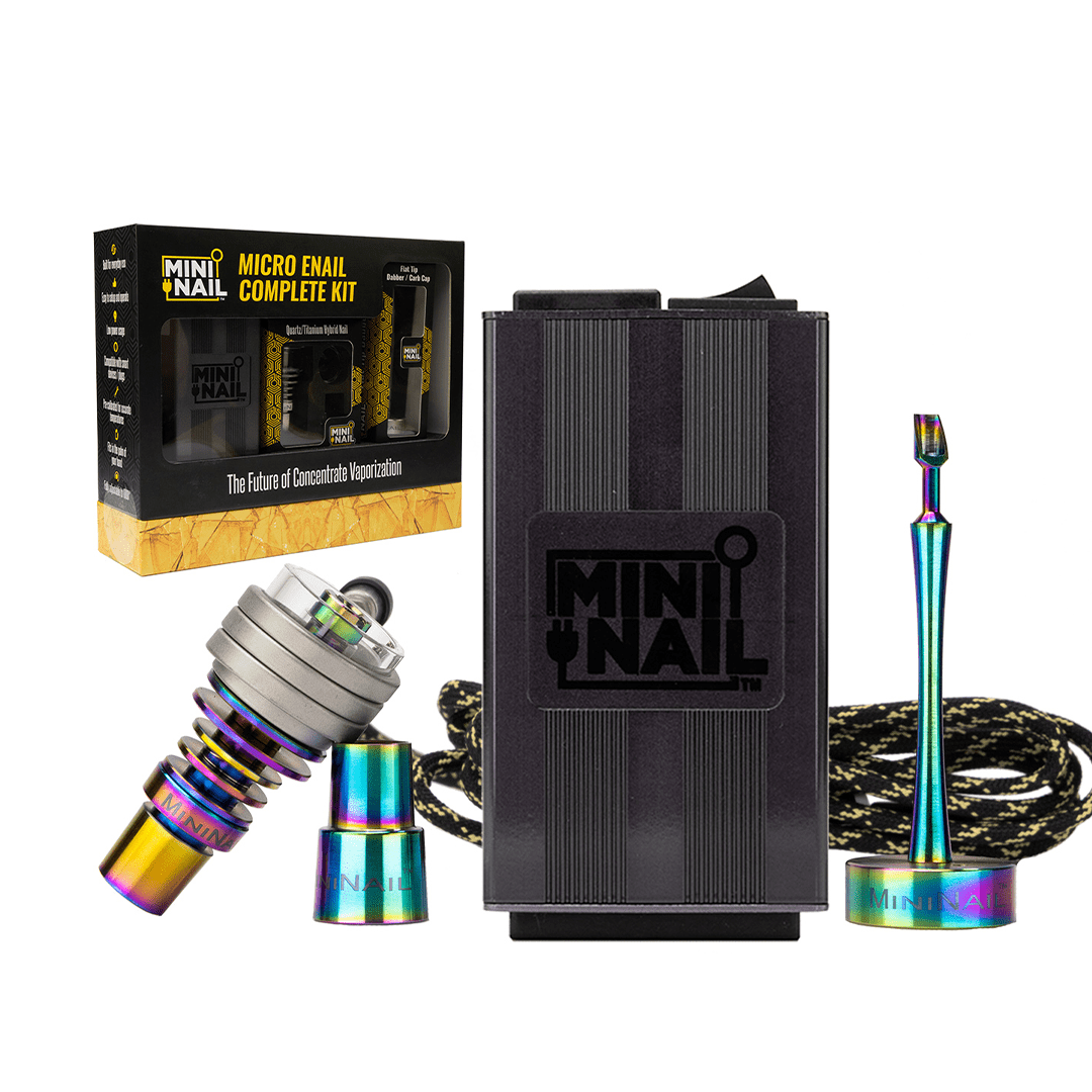 Mini Nail LLC E-Nail Gunmetal MiniNail Quartz Hybrid Deep Dish Kit E-Nail