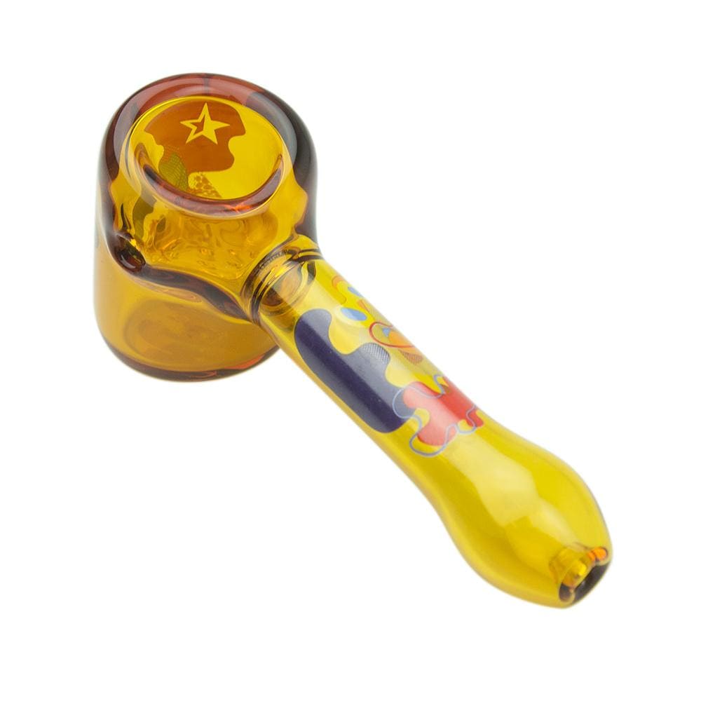 Famous Brandz Hand Pipe Papaya 5" Hammer Pipe