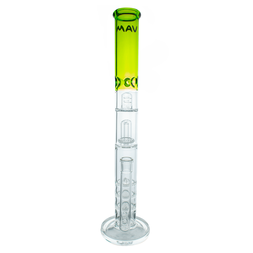 Inline to Triple Honeycomb to UFO Straight Tube Bong