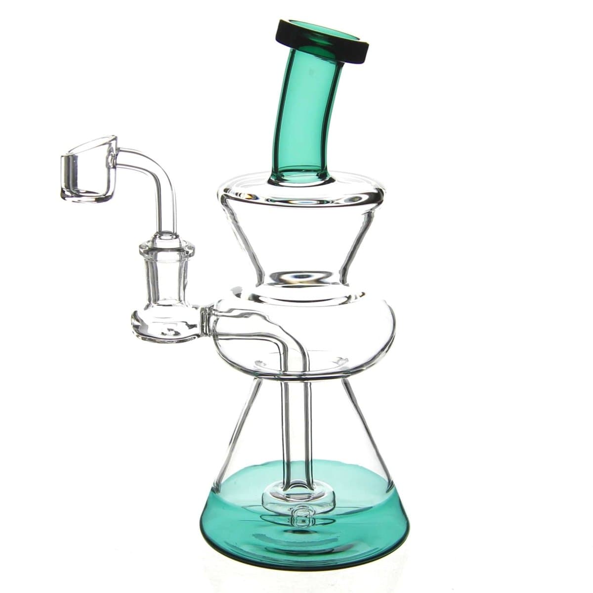 Benext Generation Glass Teal Flavor Chaser Dab Rig