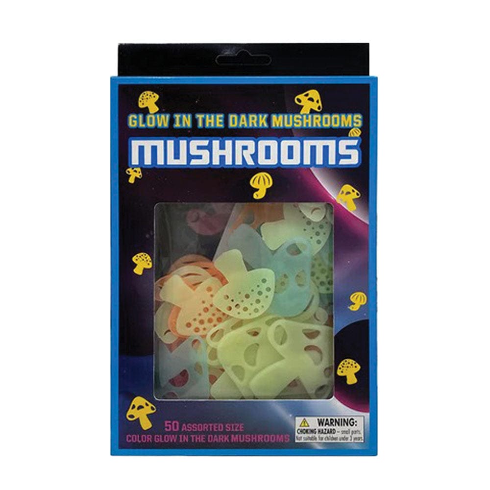 Gift Guru Mushrooms | Glow Wall Stickers - 50pk/Assorted Colors