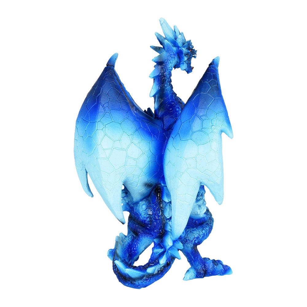 Gift Guru Orb-Wielding Dragon Guardian Decorative Resin Figurine - 7.5