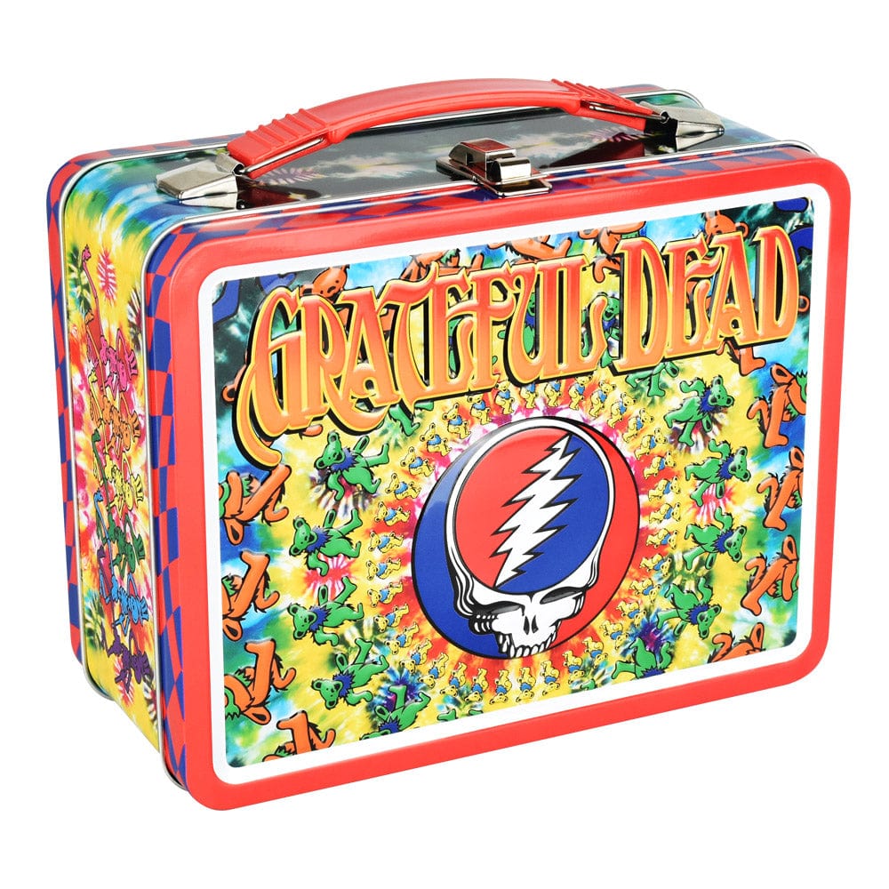 Gift Guru Grateful Dead Metal Lunch Box Travel Case