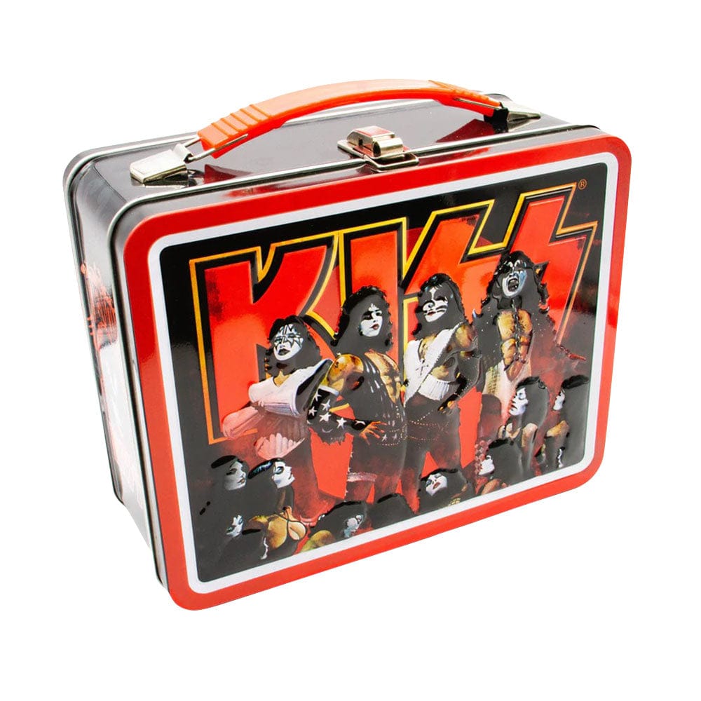 Gift Guru Kiss Metal Lunch Box Travel Case