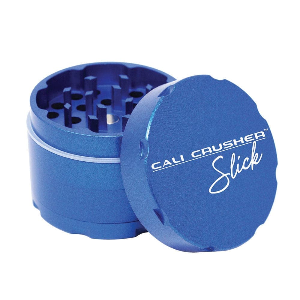 Cali Crusher Grinder Cali OG Slick Blue Cali Crusher OG Slick Nonstick Grinder | 4pc | 2in
