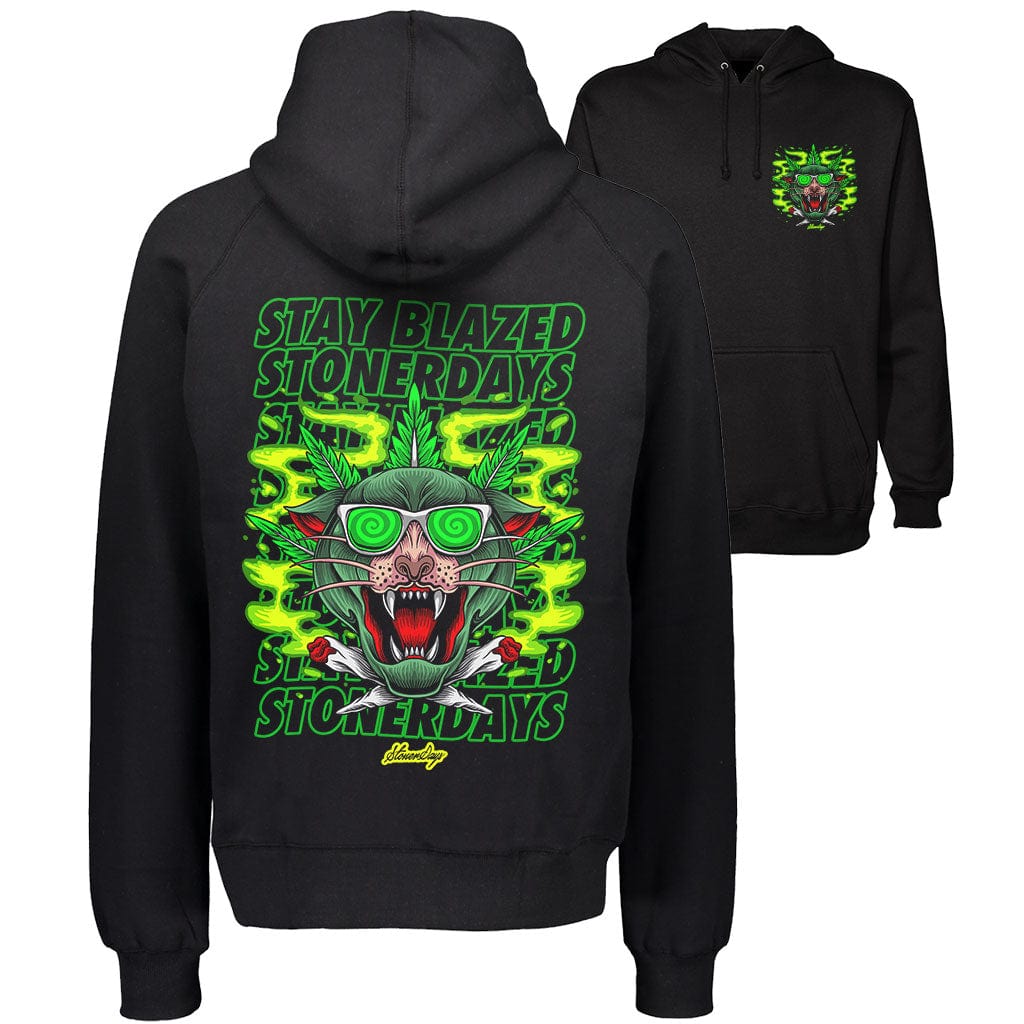 StonerDays Clothing SMALL Greenz Panther Hoodie