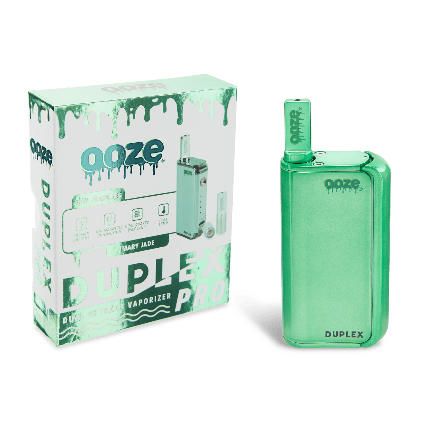 Ooze Batteries and Vapes Mary Jade Ooze Duplex Pro – 900 mAh – Cartridge & Wax Vaporizer