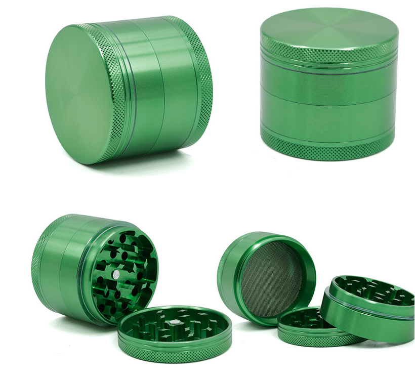 Cloud 8 Smoke Accessory Grinder Green / 2.5 Inches 4-Piece Aluminum Grinder