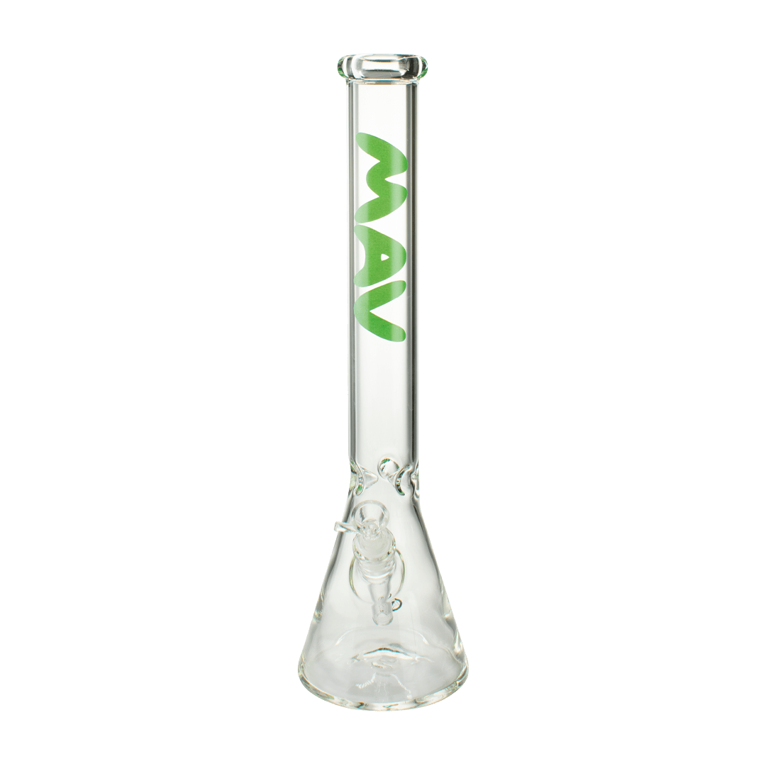 MAV Glass Bong Green 18" Classic Beaker Bong