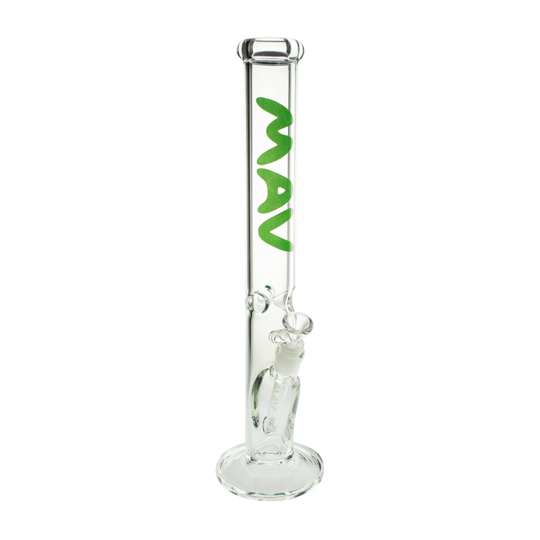 MAV Glass Bong Green 18" Classic Straight Tube Bong