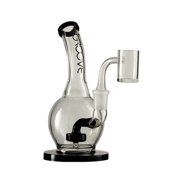 Groove Groove Bubbler Rig With Base Water Pipe 7"