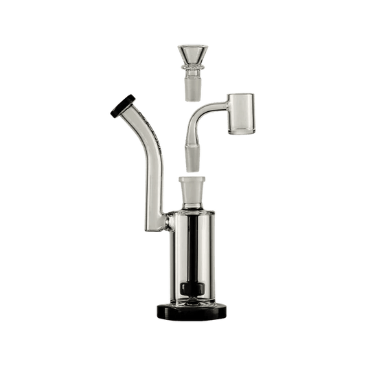 Groove BlkClear Groove Straight Rig 7" Bubbler / Rig