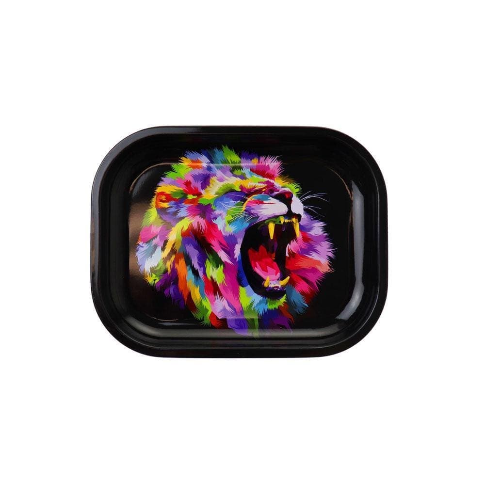 Puff Puff Pass Rolling Tray Small Lion Rolling Tray