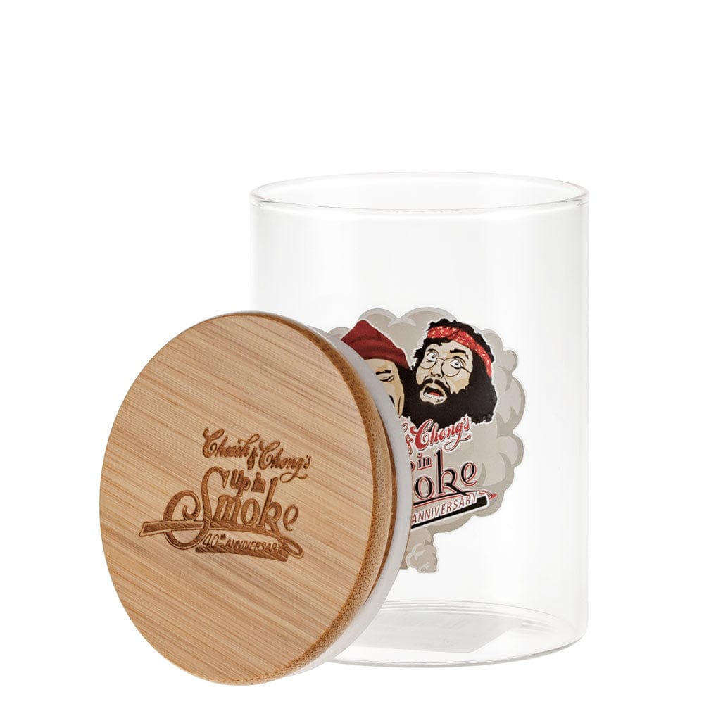 Cheech and Chong Up in Smoke Pop-Top Jar Up In Smoke 40th Anniversary Heads in the Clouds Stash Jar
