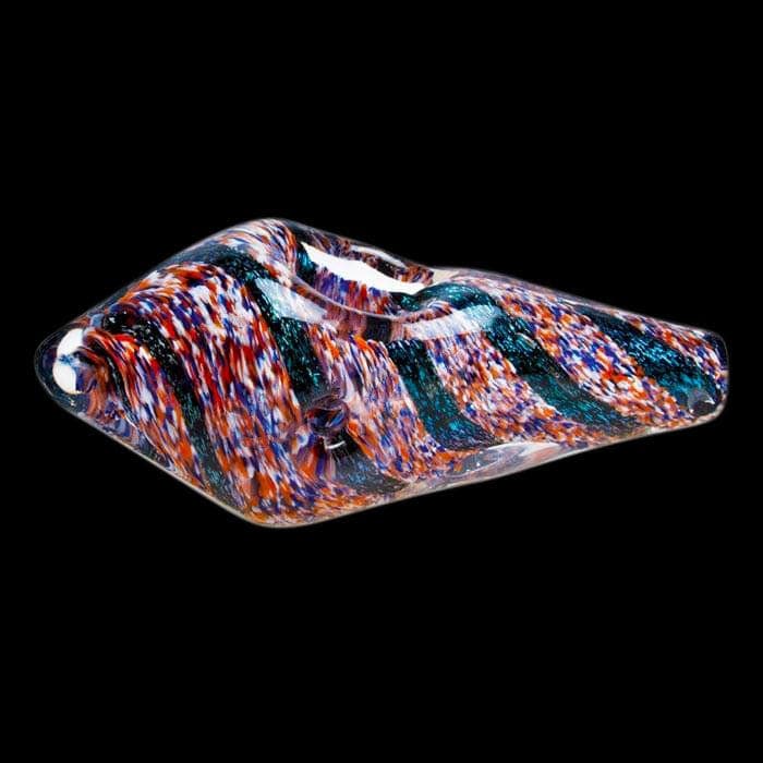 LA Pipes Hand Pipe "Gemstone" Sparking Glass Pipe