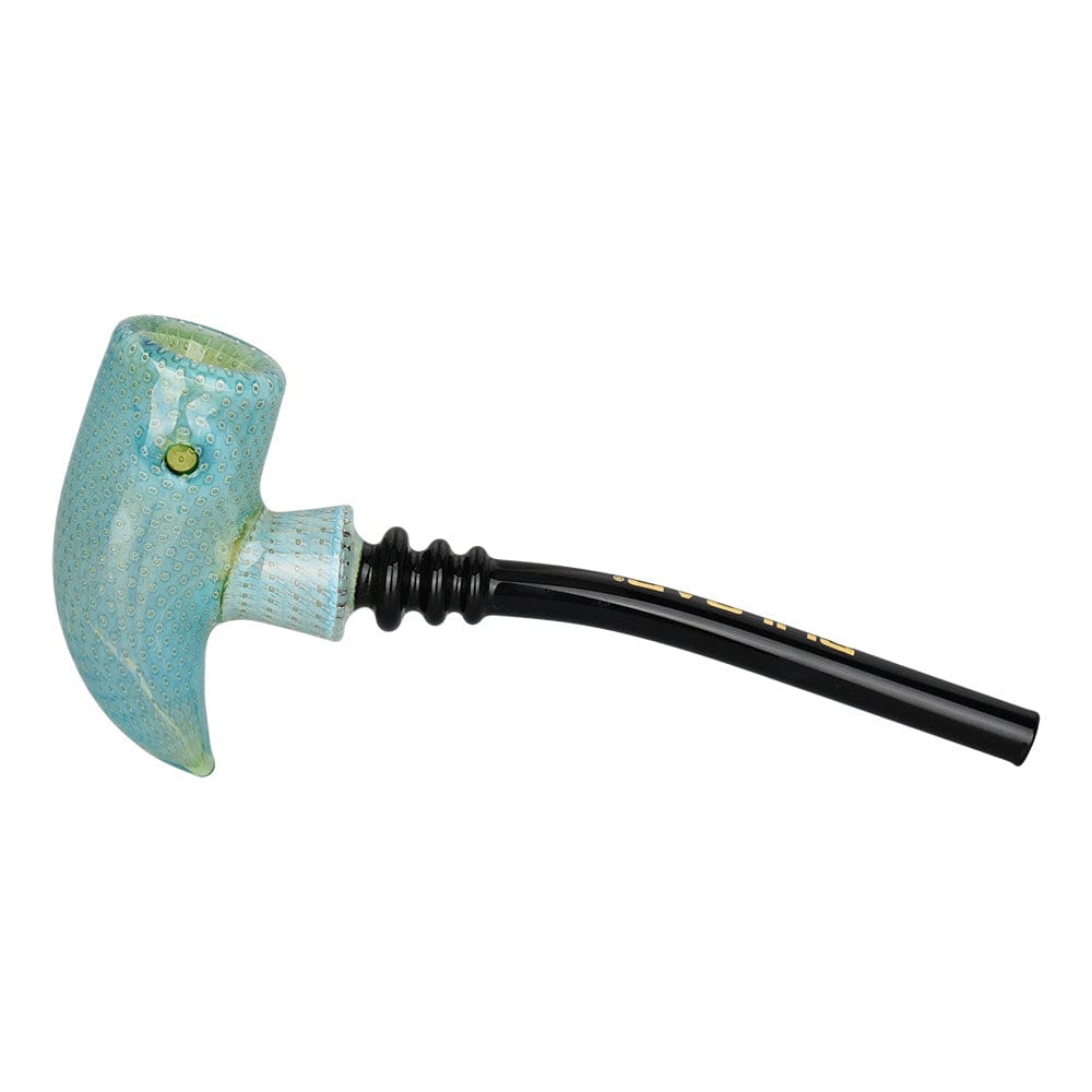 Gift Guru Green Pulsar Bubble Matrix Hammer Hand Pipe | 6.75