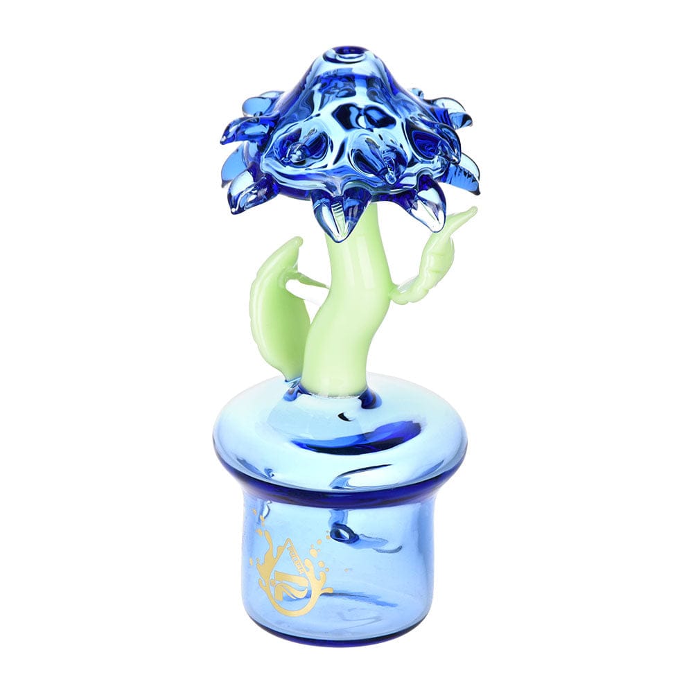 Gift Guru Blue Pulsar Blooming Flower Hand Pipe | 5"