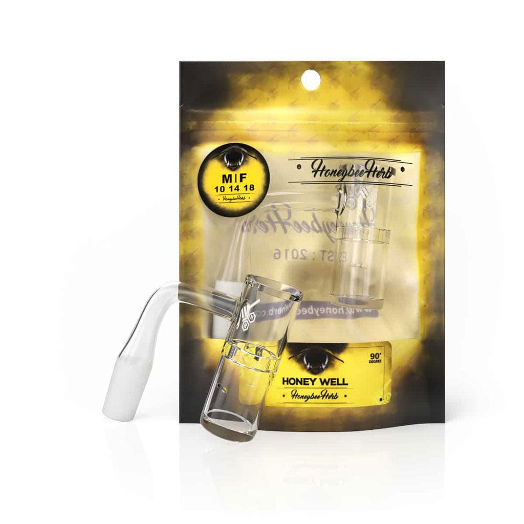 Honeybee Herb Quartz Nail HONEY WELL QUARTZ BANGER - 90° DEGREE | YL