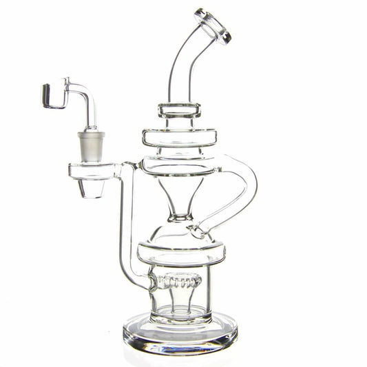 Lotus Glass Clear The Hydrant Recycler Dab Rig