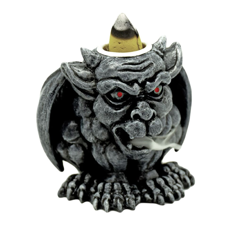 Gift Guru Gargoyle Backflow Polyresin Incense Burner - 2.8"