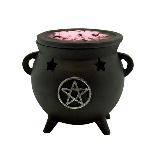 Gift Guru Pentagram Cauldron Incense Burner - 3"
