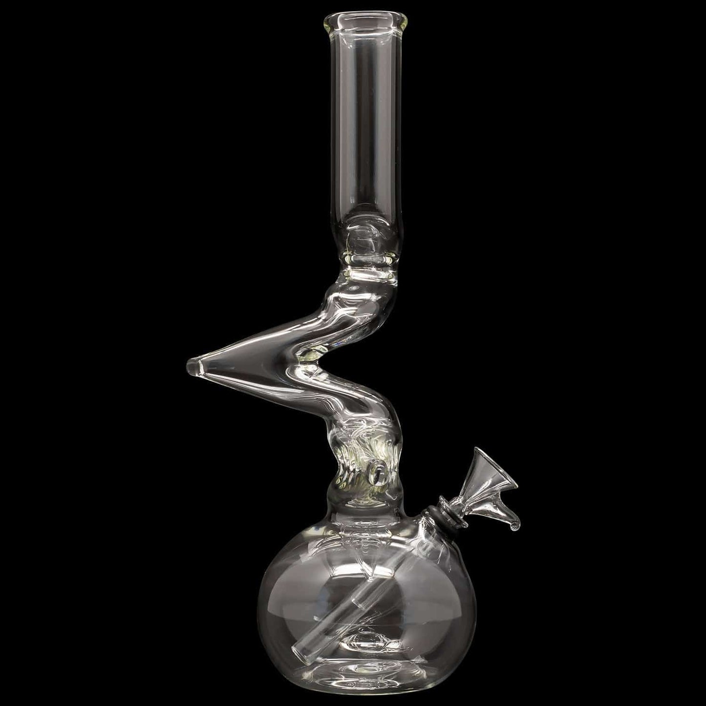LA Pipes Bong "Jacobs Ladder" Clear Zong Bong