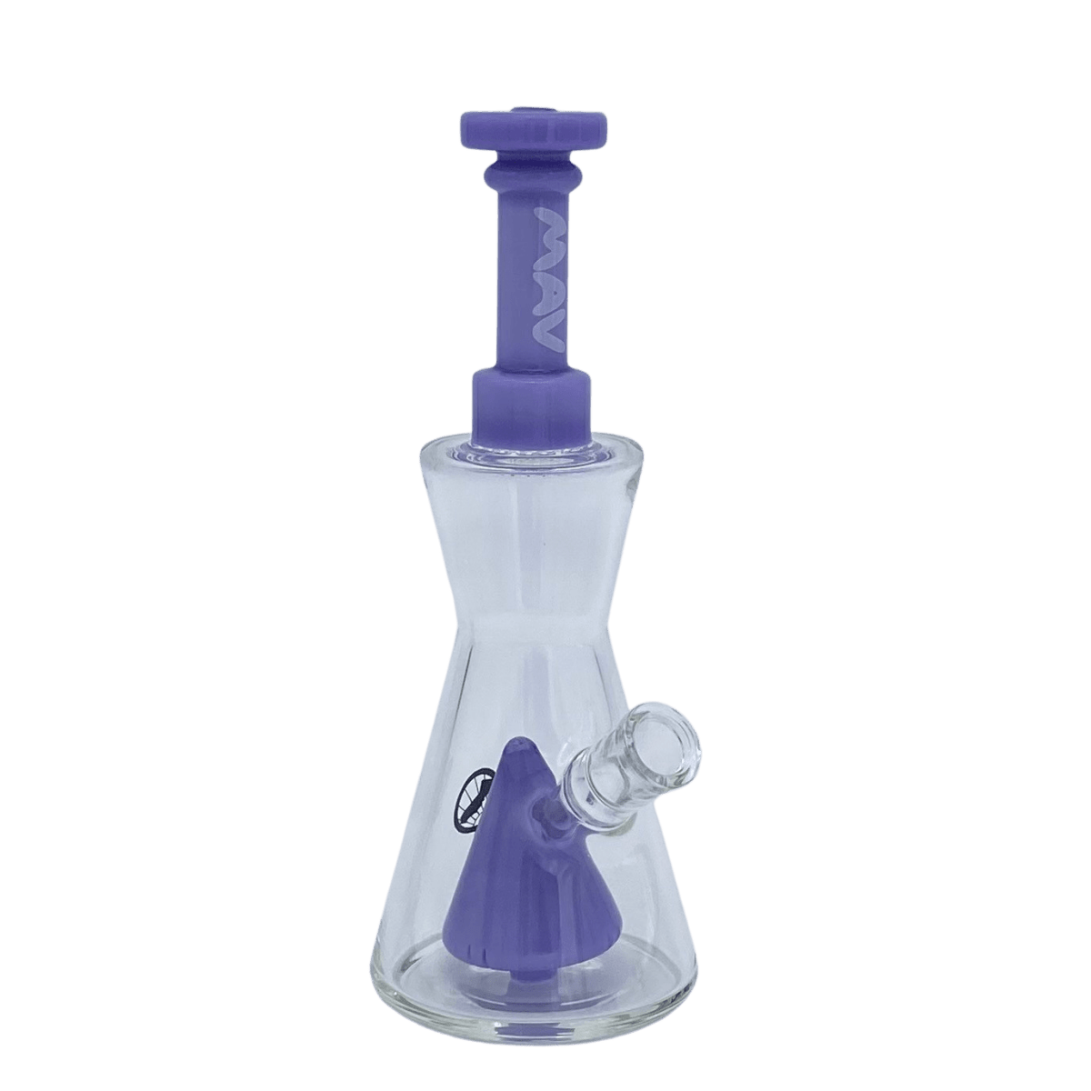 MAV Glass Bong Pyramid Hourglass Bong