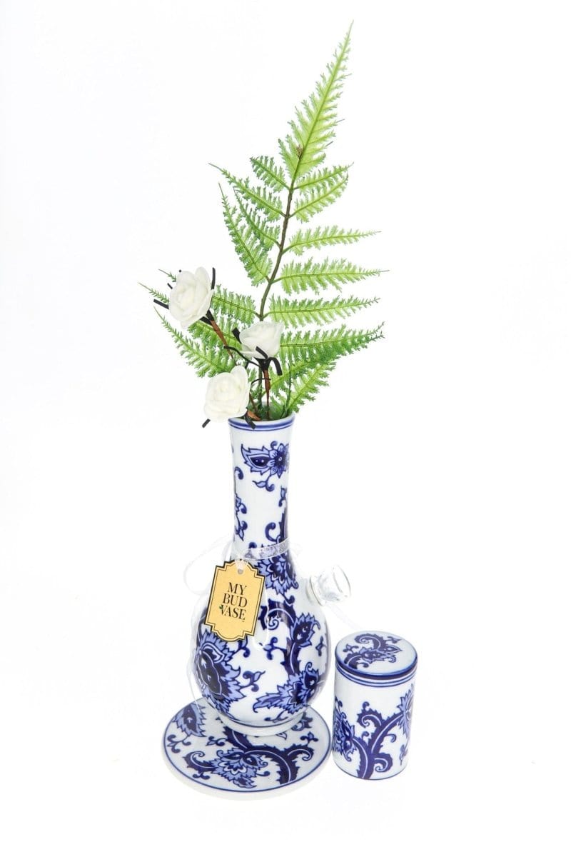My Bud Vase Water Pipe My Bud Vase "Joy" Chinese Porcelain Vase Bong Set