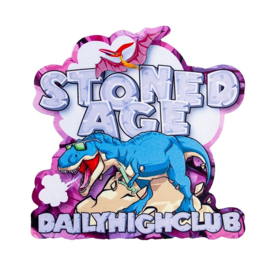 Daily High Club Dab Mat Rave Dino Glass Mat for August