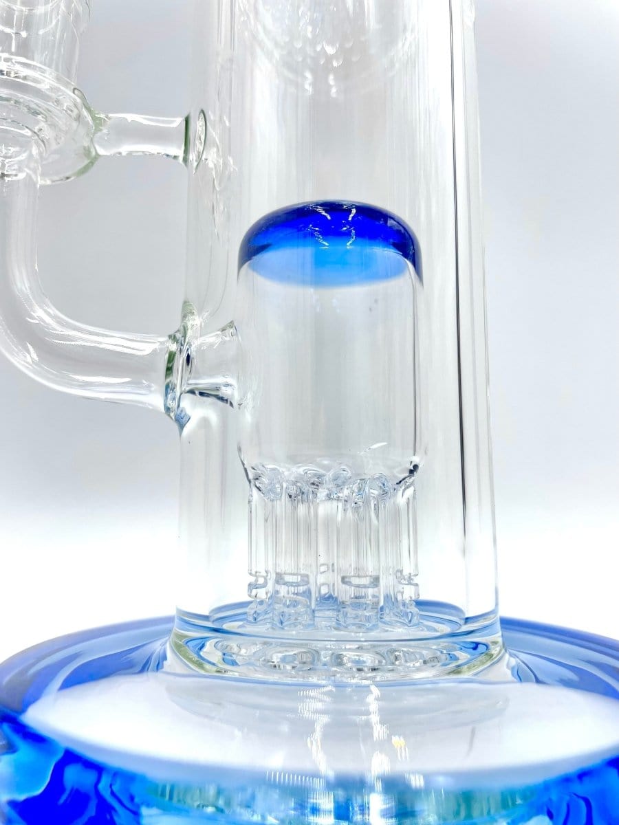 AFM Smoke Bong The Double Daisy Straight Rig - 18"