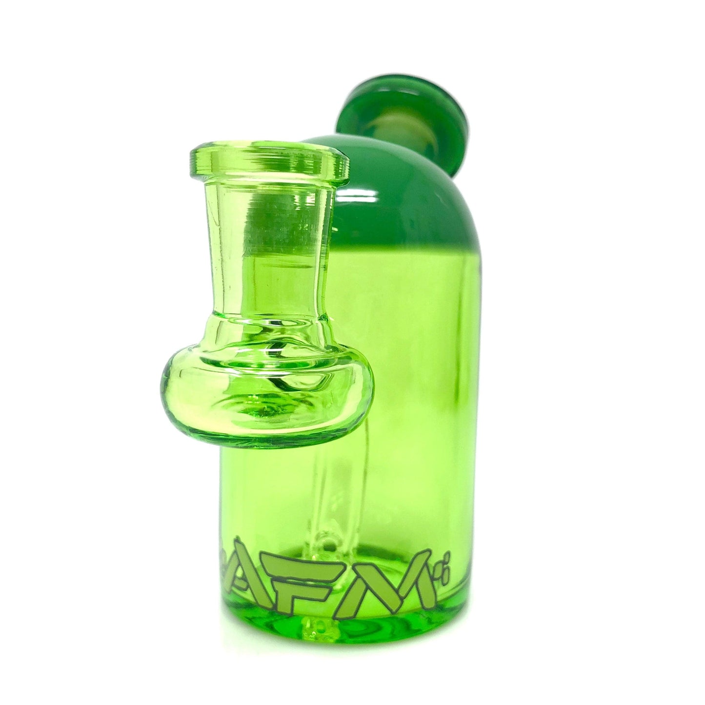 AFM Smoke Dab Rig Forest Green/Lime 4" Bullet Mini Dab Rig + Banger