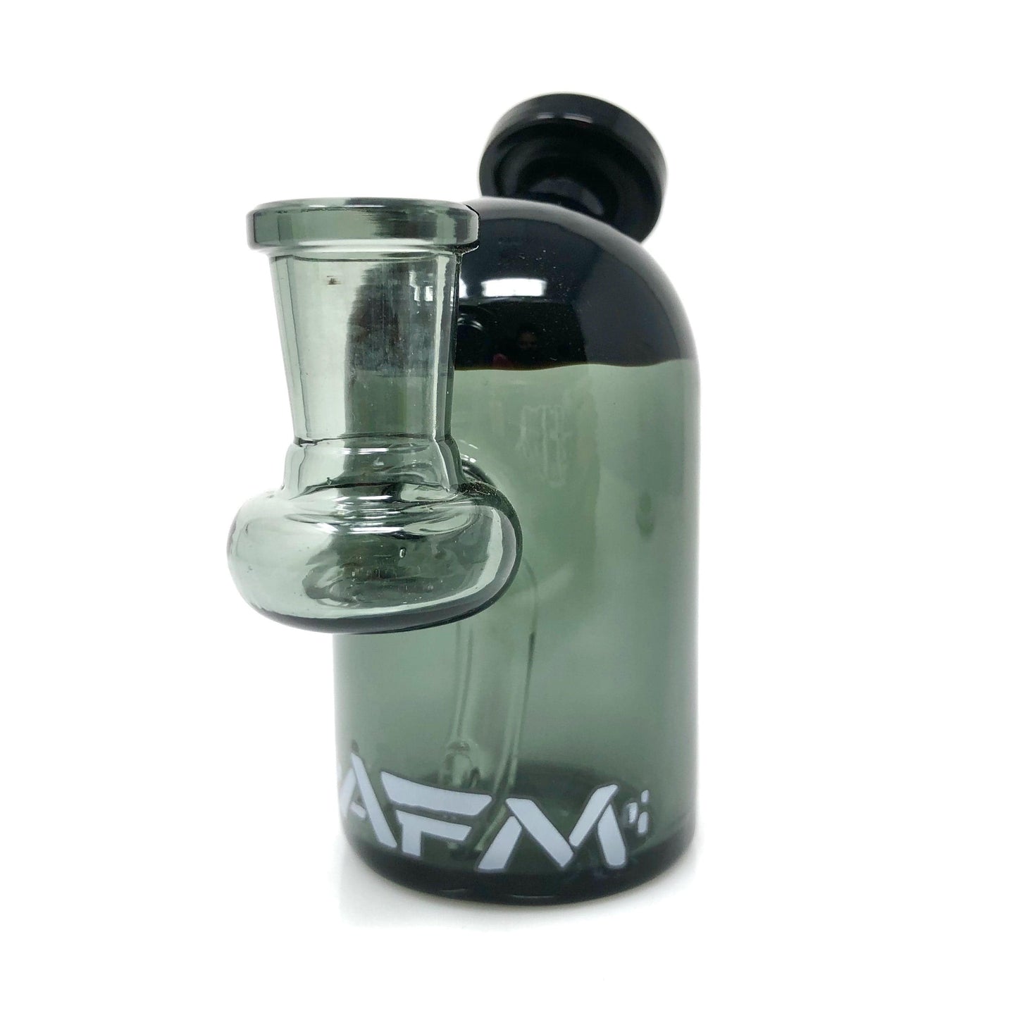 AFM Smoke Dab Rig Black/ Smokey 4" Bullet Mini Dab Rig + Banger