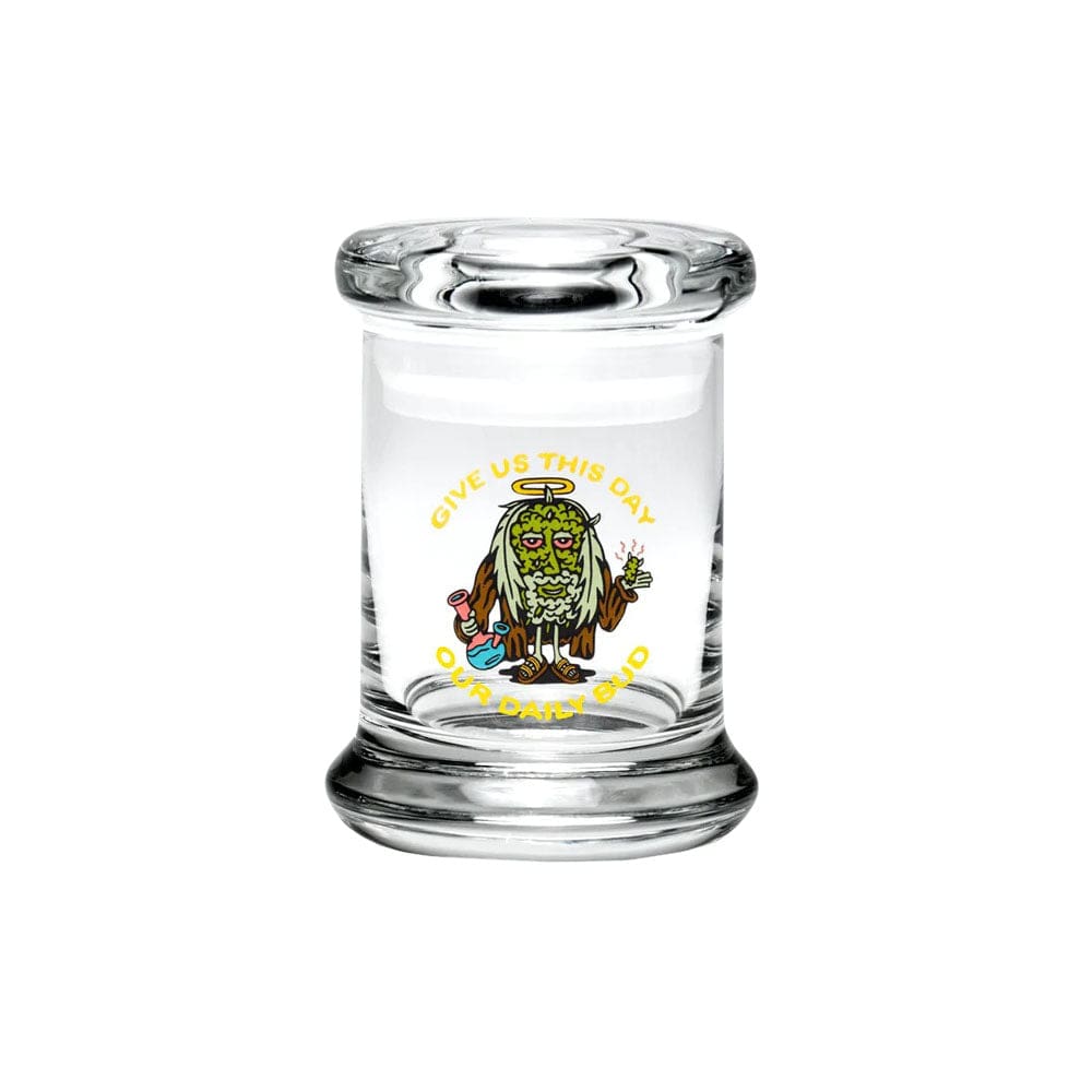 Gift Guru Jesus Bud / Extra Small 420 Science Pop Top Jar JR1017XS