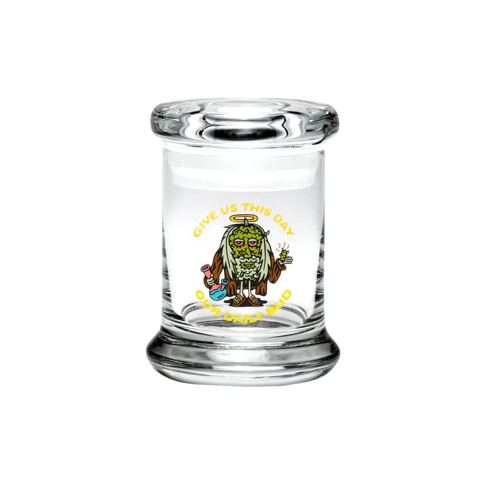 420 Science Jesus Bud / Extra Small 420 Science Pop Top Jar