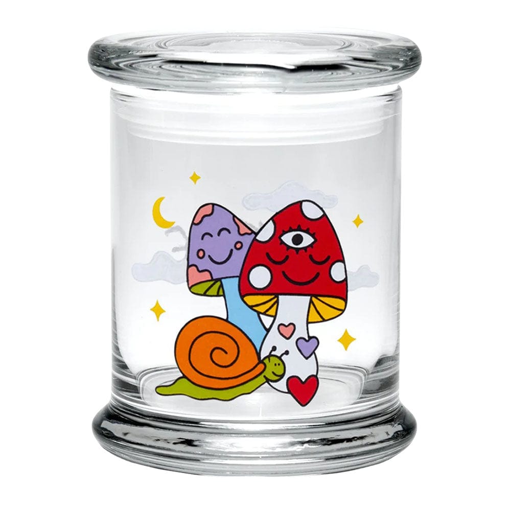 420 Science Woke Cosmic Mushroom / Large 420 Science Pop Top Jar