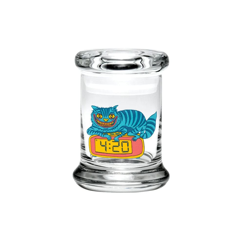 Gift Guru 420 Cat / Extra Small 420 Science Pop Top Jar JR1022XS