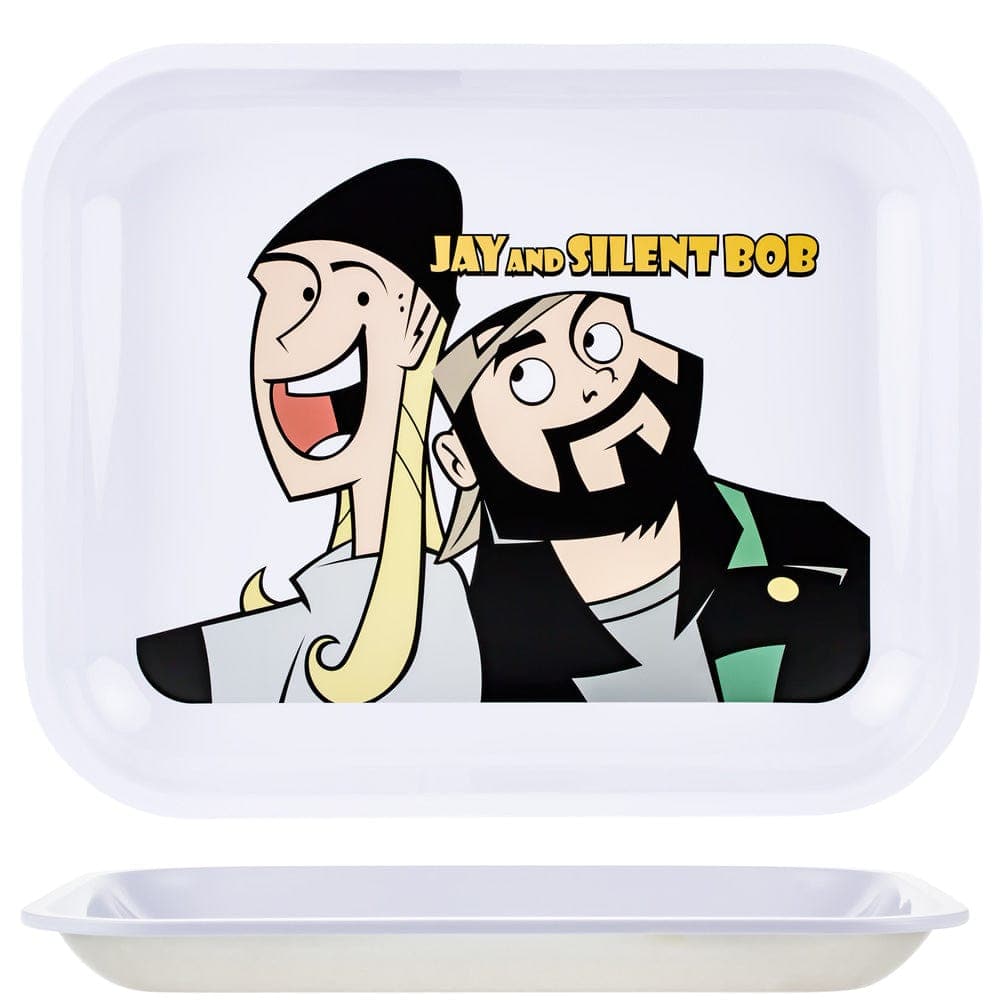 Jay and Silent Bob Rolling Tray Large Jay and Silent Bob Rolling Tray