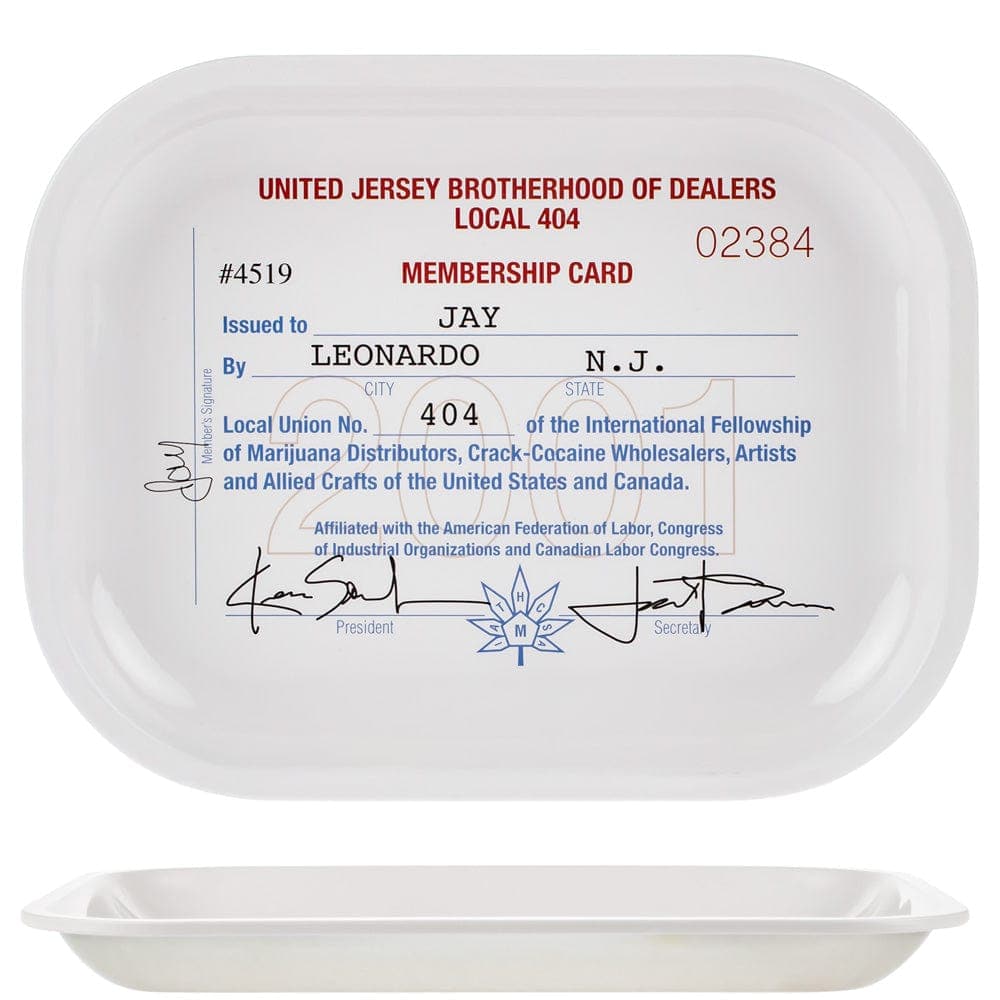 Jay and Silent Bob Rolling Tray Small Membership Card Rolling Tray