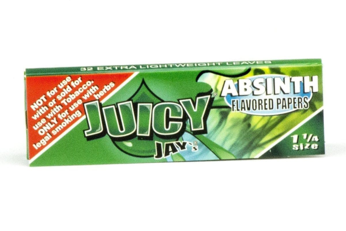 Juicy Jay's Rolling Papers Absinth Classic 1-1/4" Flavored Rolling Papers - Box of 24