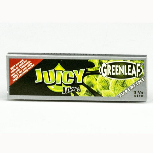 Juicy Jay Rolling Paper Green Leaf Super Fine Rolling Papers